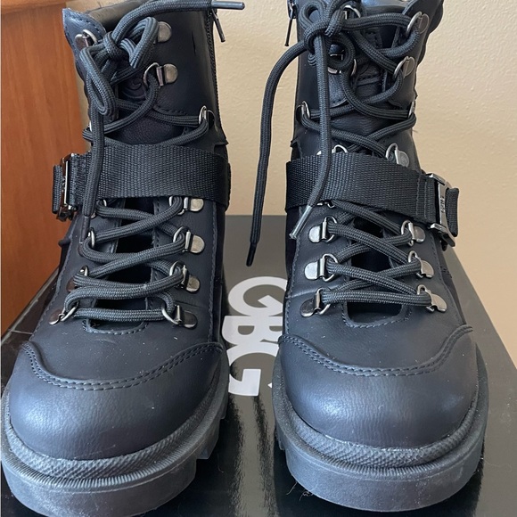 G by Guess Black Combat Boots - Picture 6 of 6